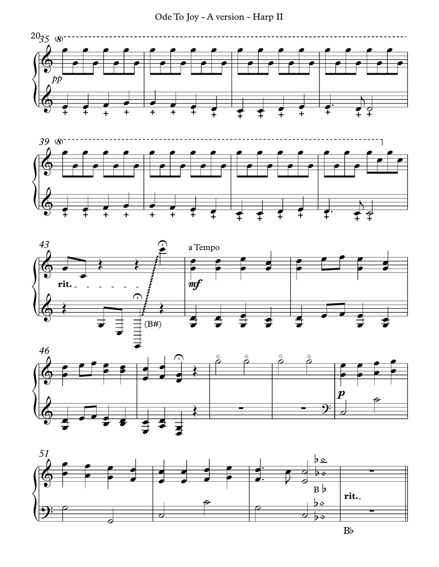 Ode to Joy, A Version Harp II image number null
