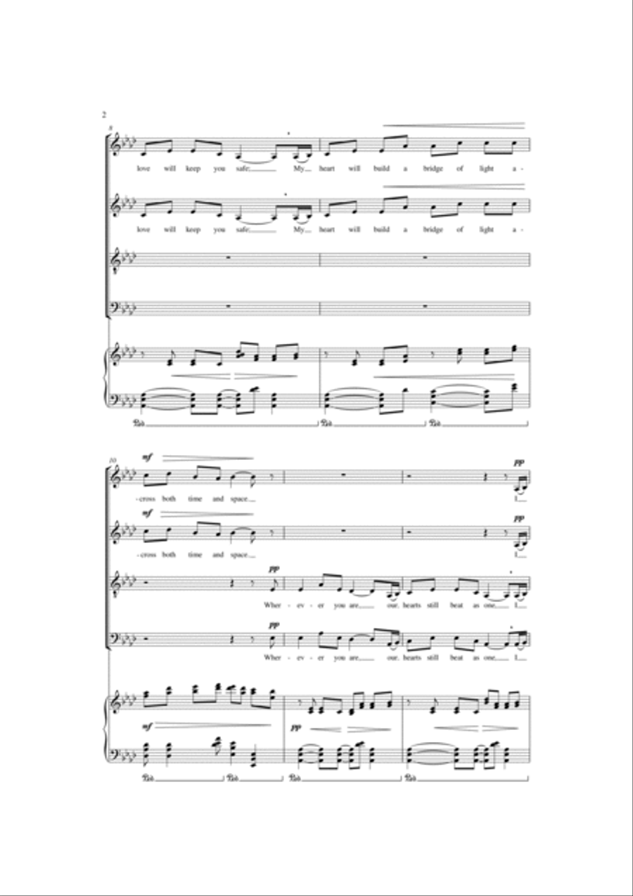 Wherever You Are Wherever You Are 4-Part scores gallery preview page 2