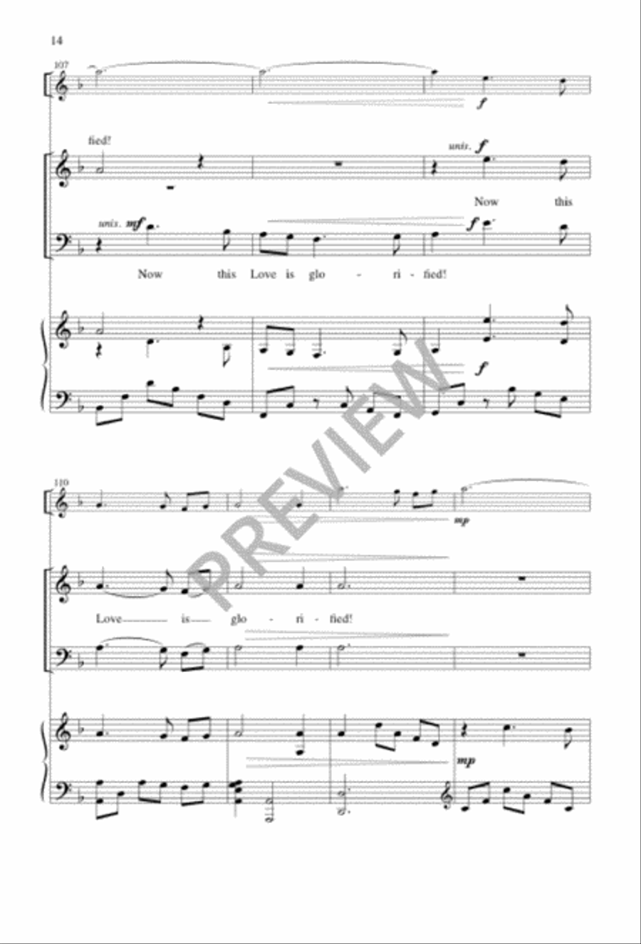 Made of Thorns, a Crown Was Braided 4-Part scores gallery preview page 14