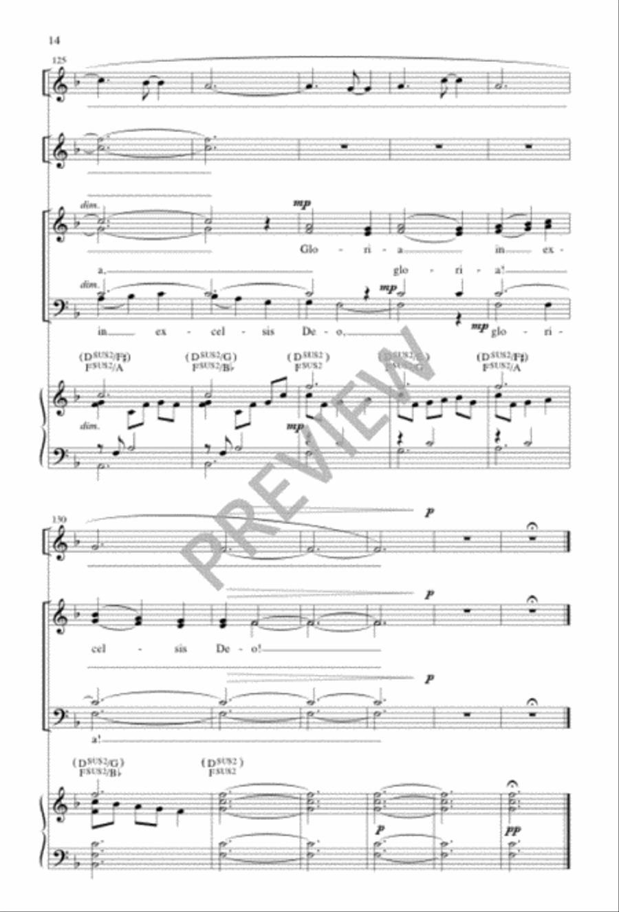 That Holy Night That Holy Night 4-Part scores gallery preview page 14