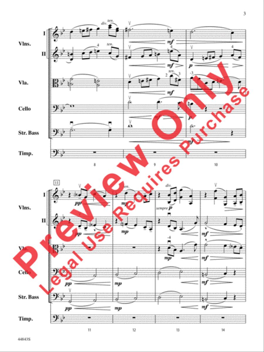 Enigma Variations String Orchestra scores gallery preview page 19