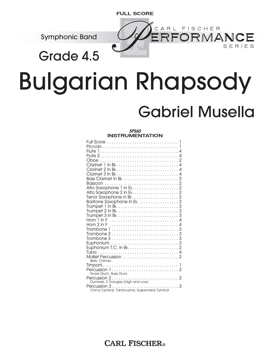 Bulgarian Rhapsody