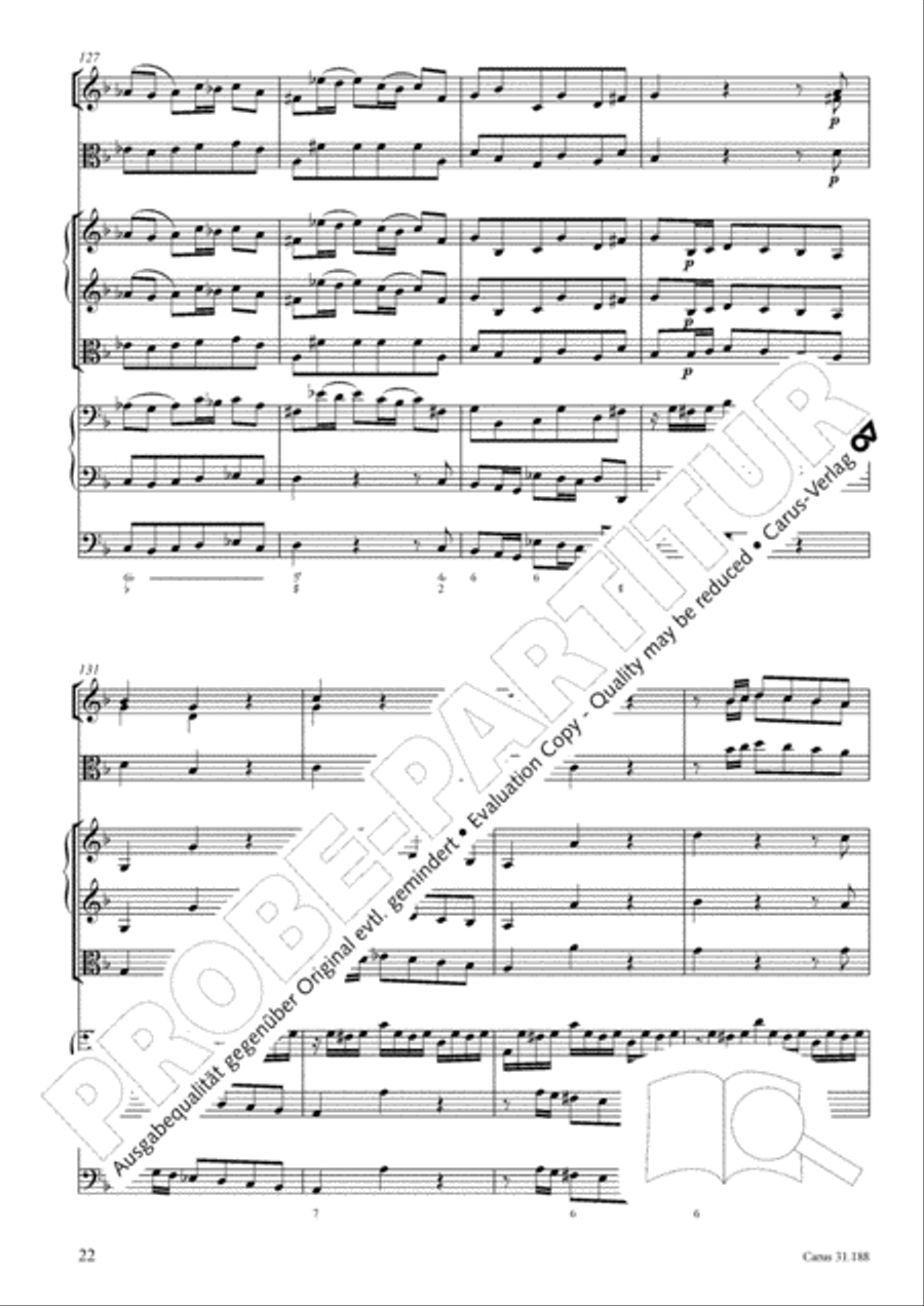 I have placed all my confidence (Ich habe meine Zuversicht) 4-Part scores gallery preview page 23