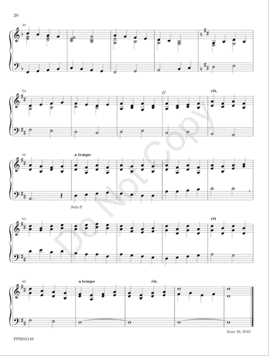 Organ Works for the Church Year Organ scores gallery preview page 26