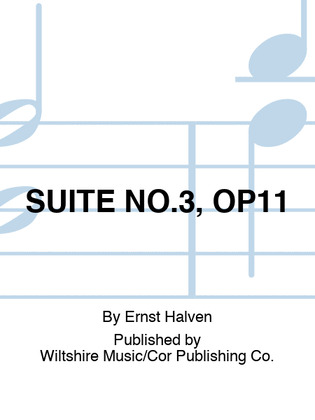 Book cover for SUITE NO.3, OP11