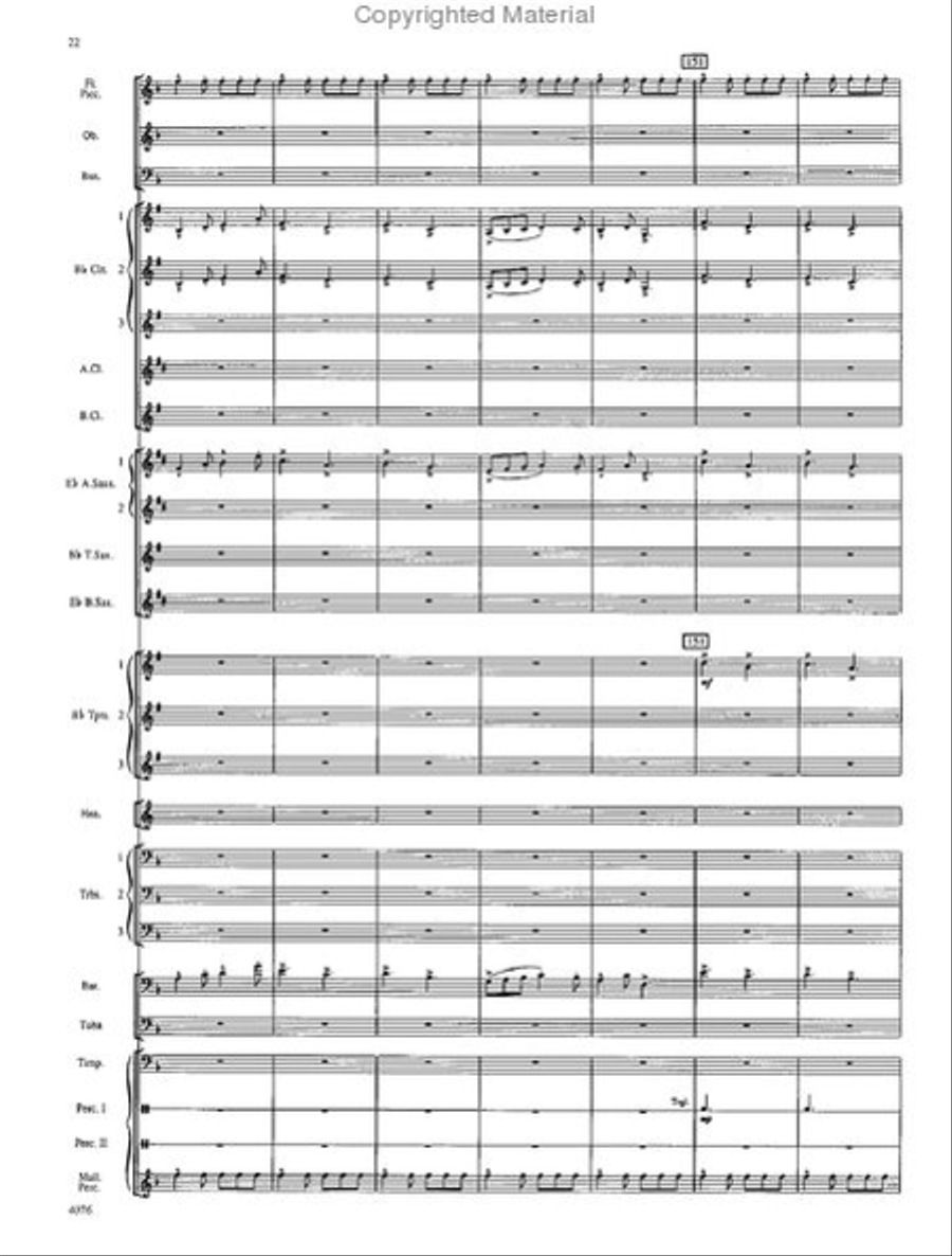 West Highlands Sojourn Concert Band scores gallery preview page 23