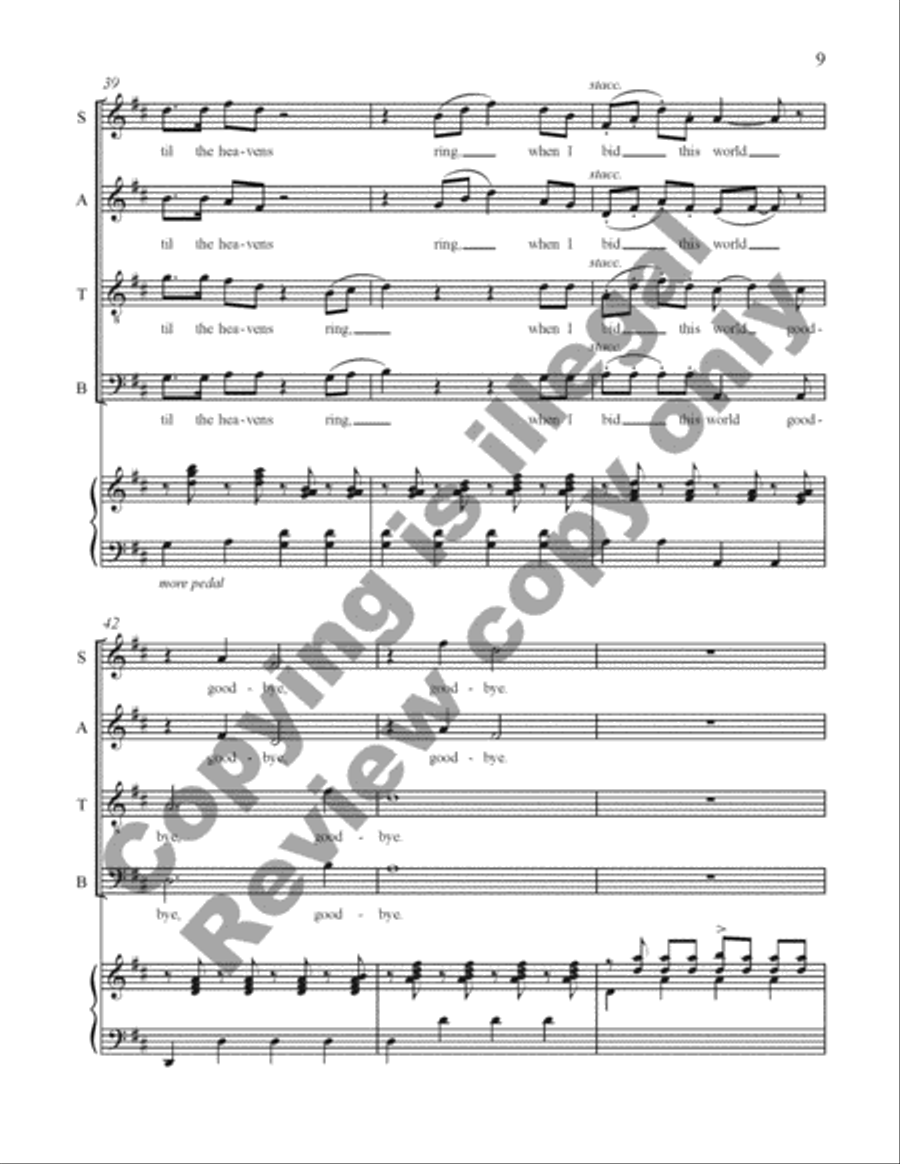 Gospel Songs: The Gospel Ship 4-Part scores gallery preview page 9
