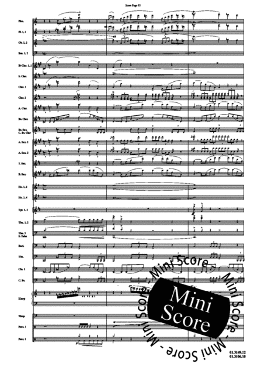 Scheherazade Concert Band scores gallery preview page 255