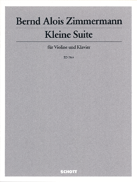 Kleine Suite Violin And Piano
