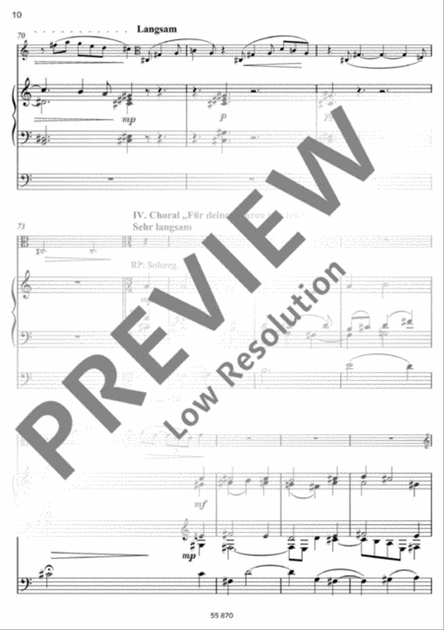 Trauermusik Trauermusik Viola scores gallery preview page 11