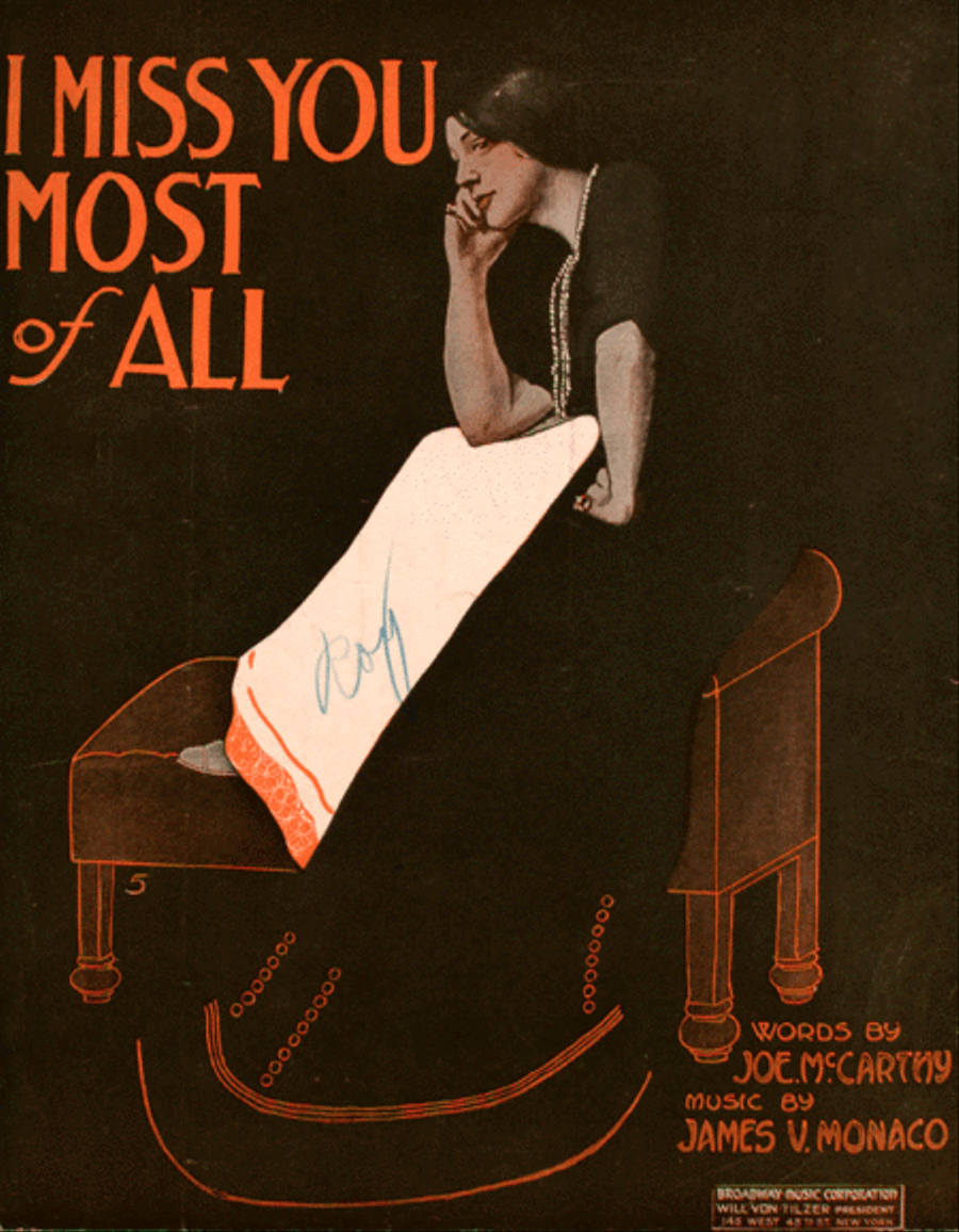 I Miss You Most of All Voice scores gallery preview page 1
