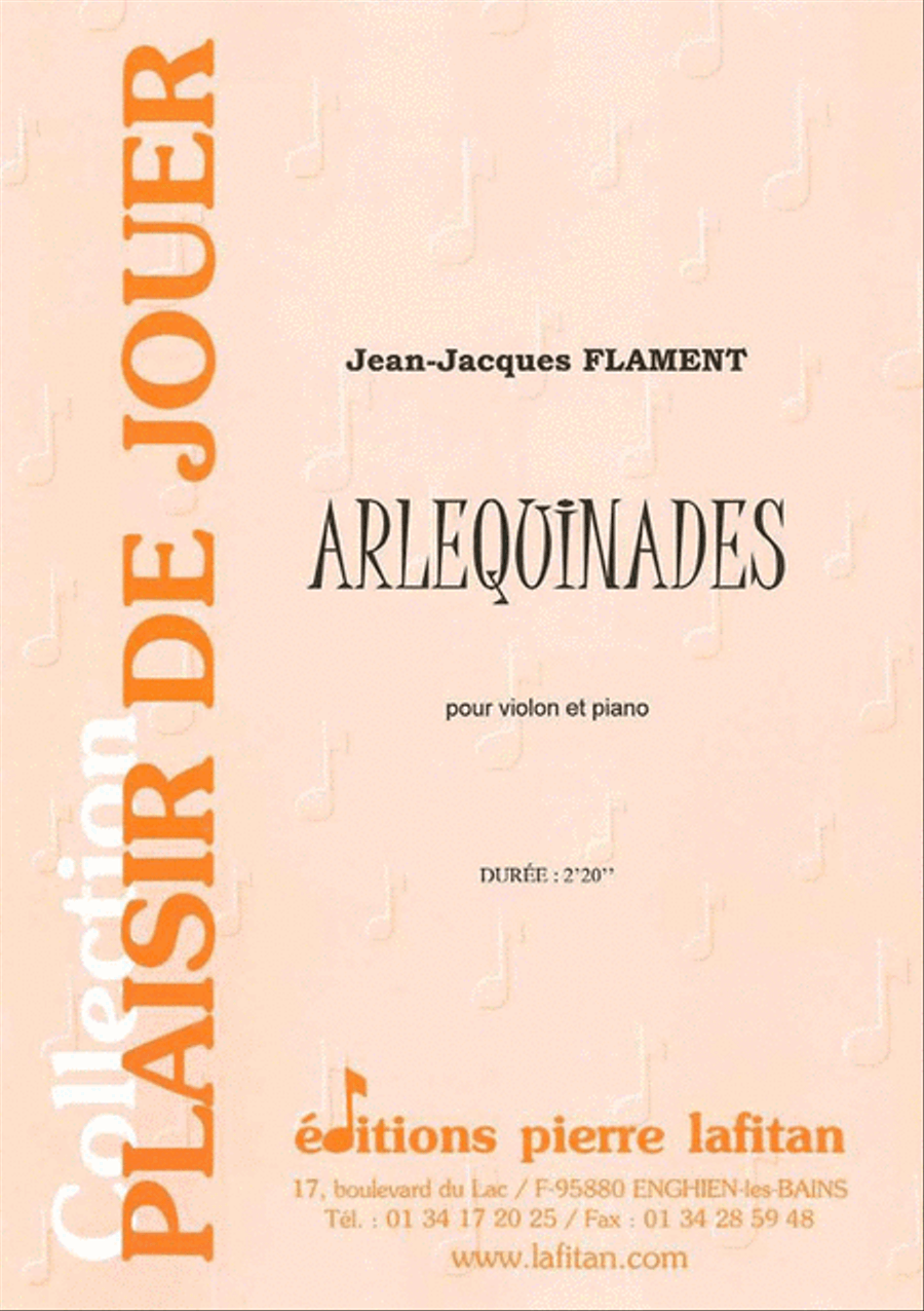 Arlequinades Violin Solo scores gallery preview page 1