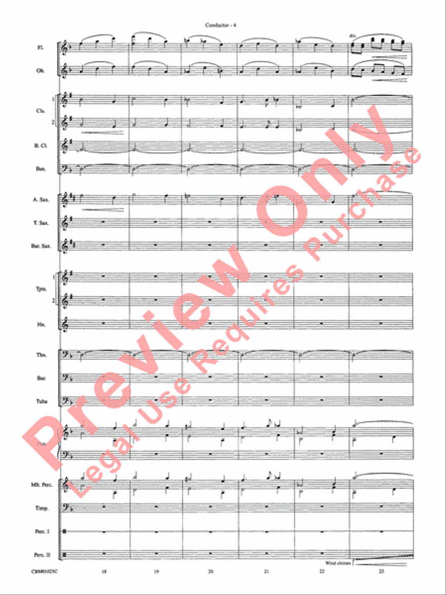 Hedwig's Theme - Cb Hedwig's Theme - Cb Concert Band scores gallery preview page 7