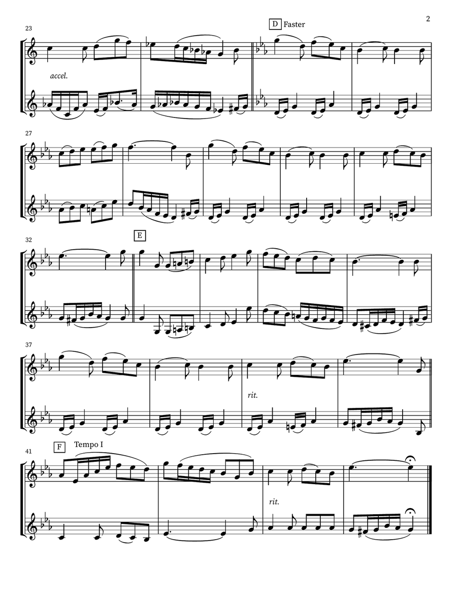 It Came Upon a Midnight Clear Score and Parts scores gallery preview page 2