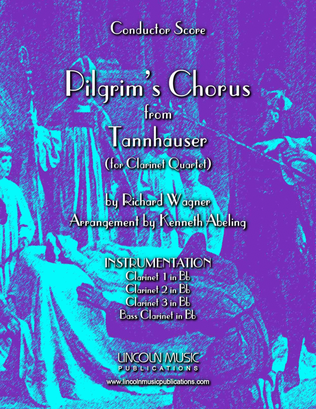 Book cover for Pilgrim’s Chorus from Tannhäuser (for Clarinet Quartet)
