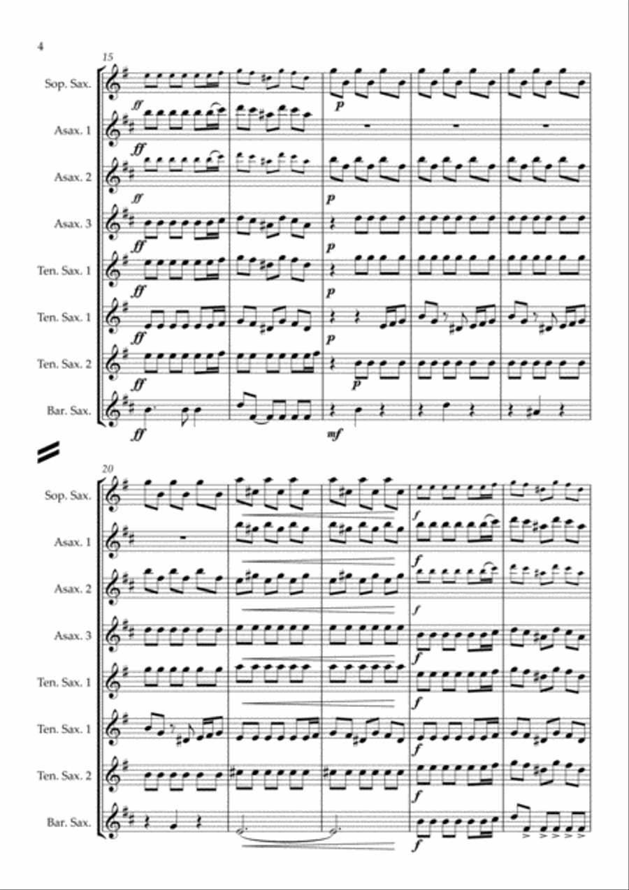 Star Trek Main Theme Star Trek Main Theme Woodwind Ensemble scores gallery preview page 4