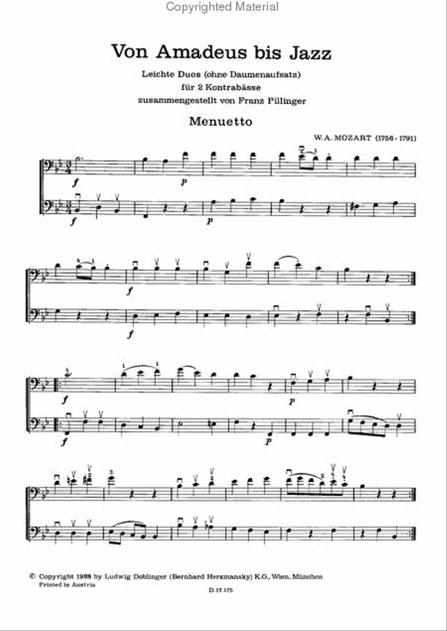 Von Amadeus bis Jazz School and Community scores gallery preview page 3