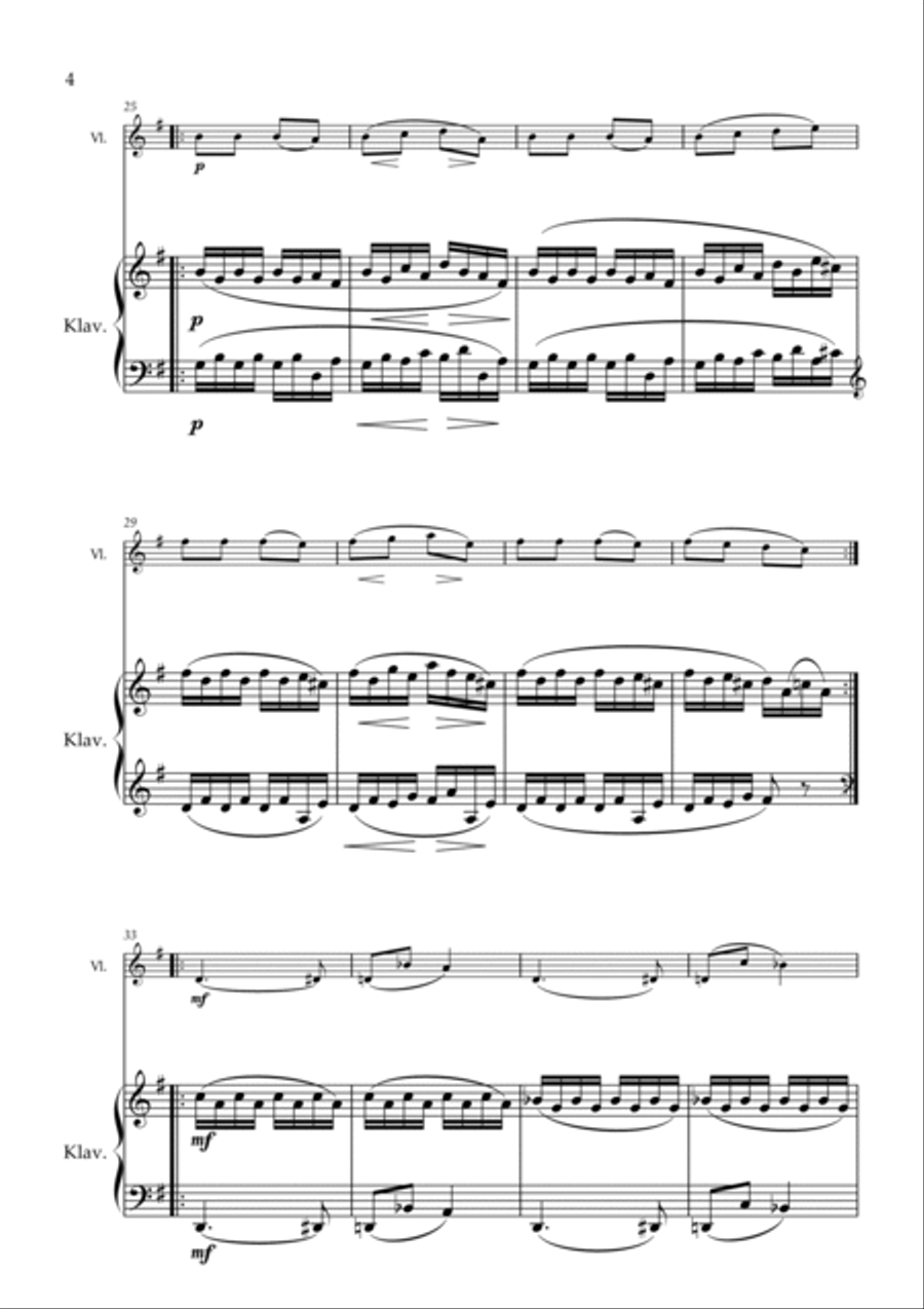 Knecht Rupprecht Violin Solo scores gallery preview page 4
