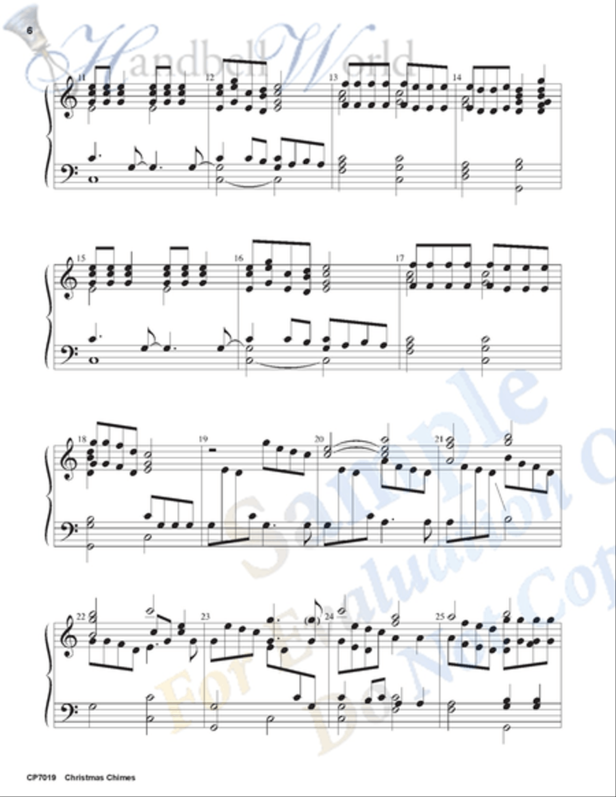 Christmas Chimes Christmas Chimes 4-Octaves scores gallery preview page 5