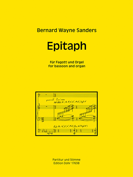 Epitaph für Fagott und Orgel (2008)