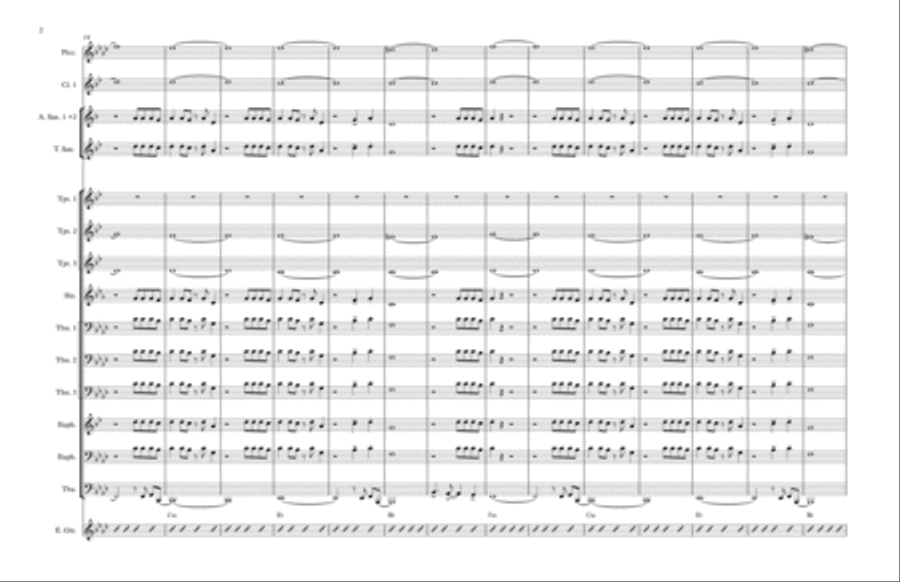 Blinding Lights Marching Band scores gallery preview page 2