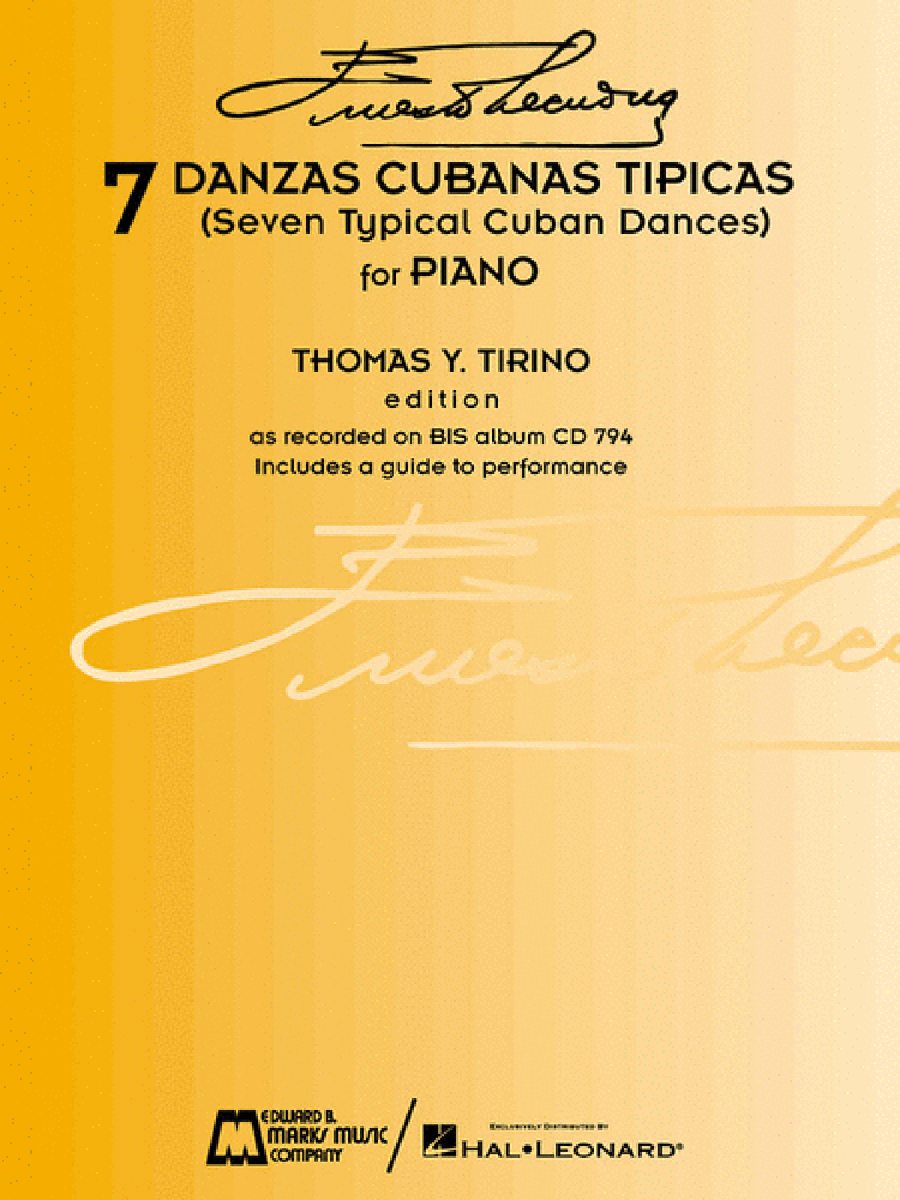 7 Danzas Cubanas Tipicas Piano Solo scores gallery preview page 1