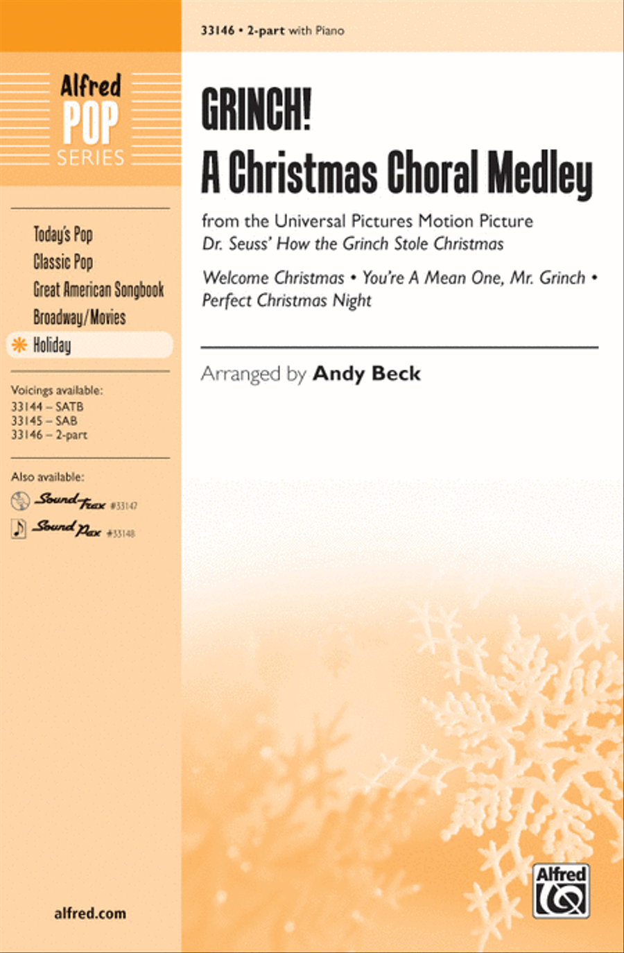 Grinch! A Christmas Choral Medley 2-Part scores gallery preview page 1