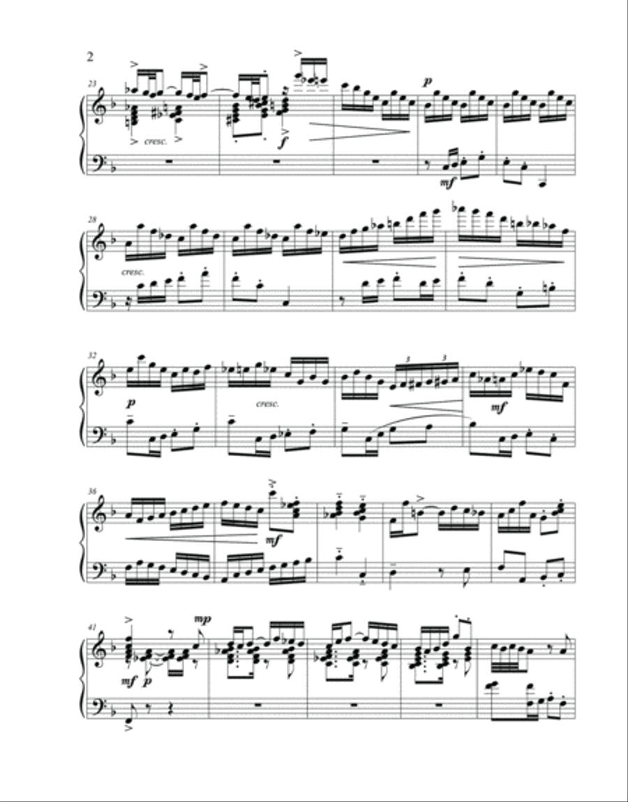 Italian Concerto Jazz Piano Solo scores gallery preview page 3