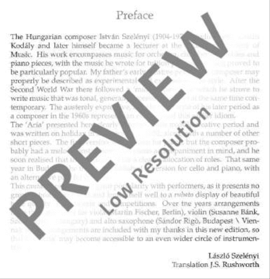 Aria Clarinet scores gallery preview page 3