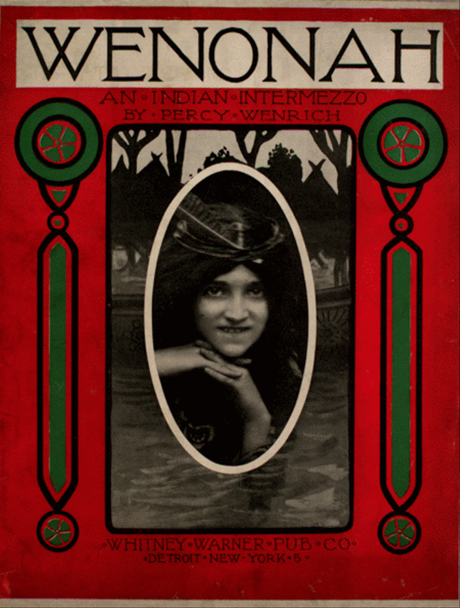 Wenonah. An Indian Intermezzo Piano Solo scores gallery preview page 1