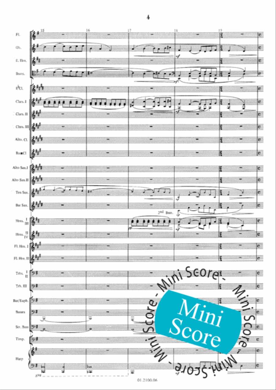 Pavane Pour une Infante Defunte Concert Band scores gallery preview page 8
