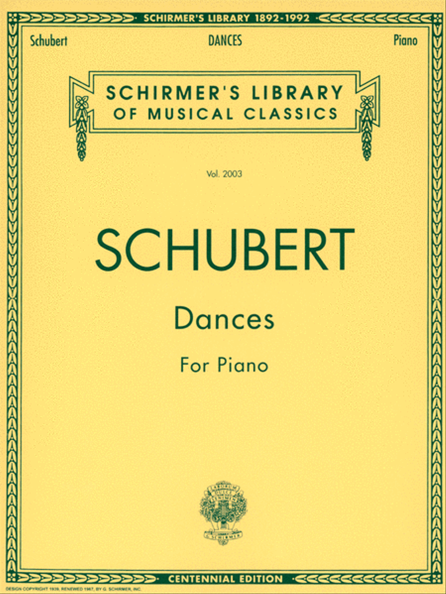 Dances for Piano Piano Solo scores gallery preview page 1