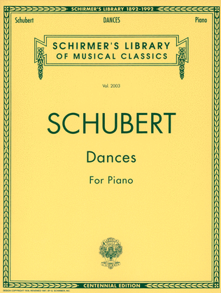 Book cover for Dances for Piano