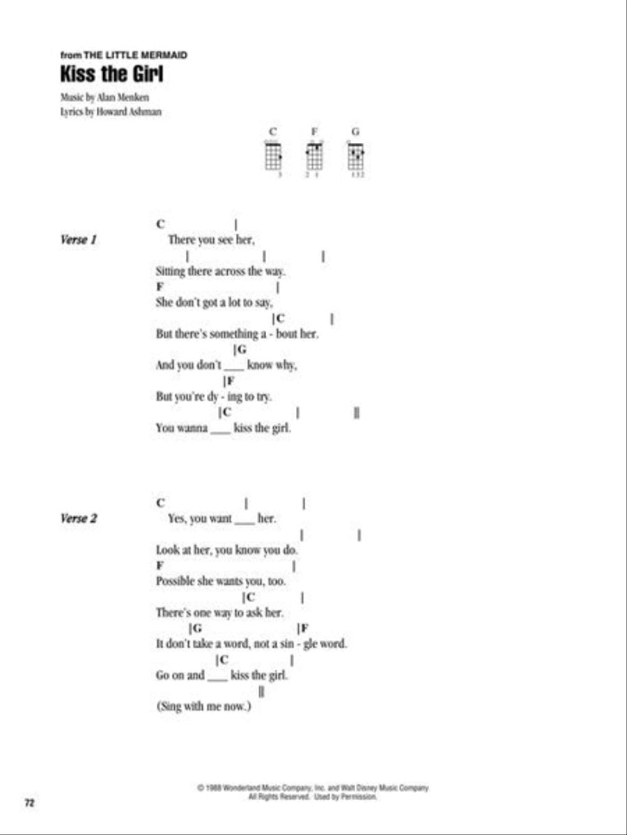 Disney – Strum & Sing Ukulele Ukulele scores gallery preview page 5