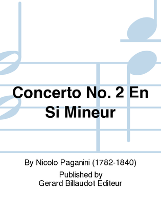 Concerto No. 2 En Si Mineur