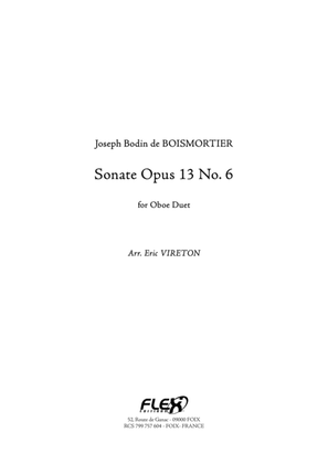 Book cover for Sonata Opus 13 No. 6