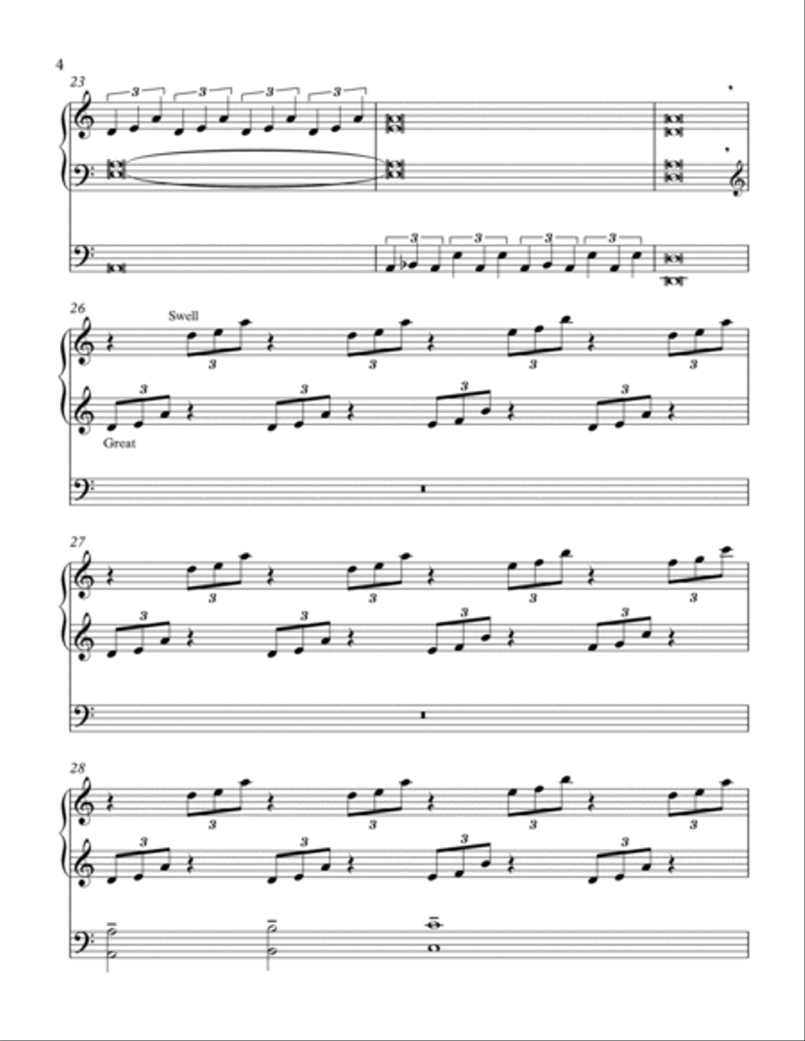 Meditation On All My Hope On God Is Founded Organ Solo scores gallery preview page 4