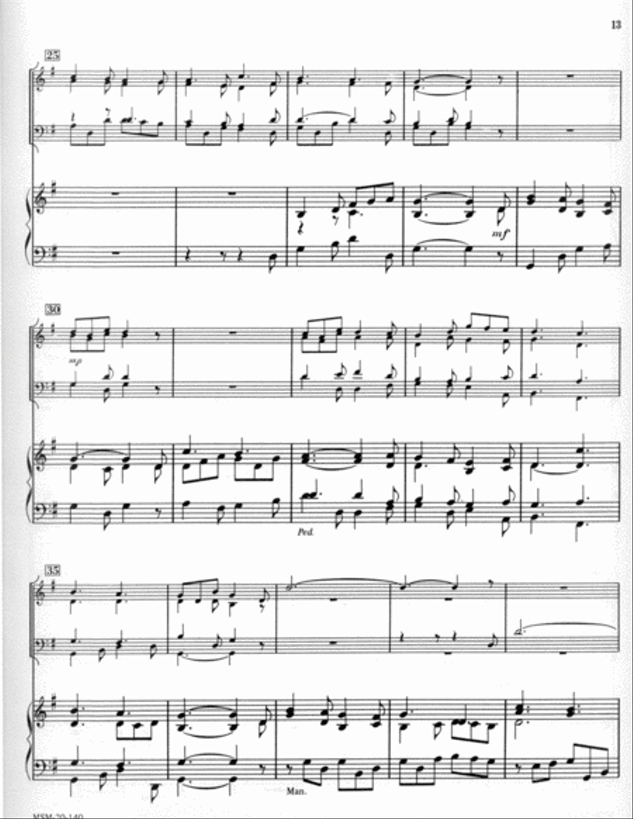 The Snow Lay on the Ground (Venite Adoremus) Organ scores gallery preview page 3
