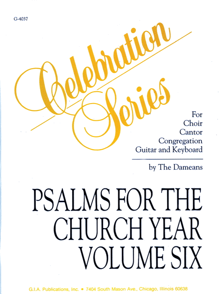 Psalms for the Church Year, Volume VI (6)