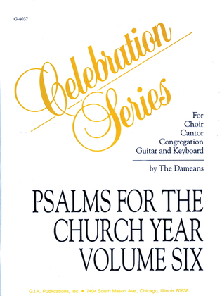 Psalms for the Church Year - Volume 6