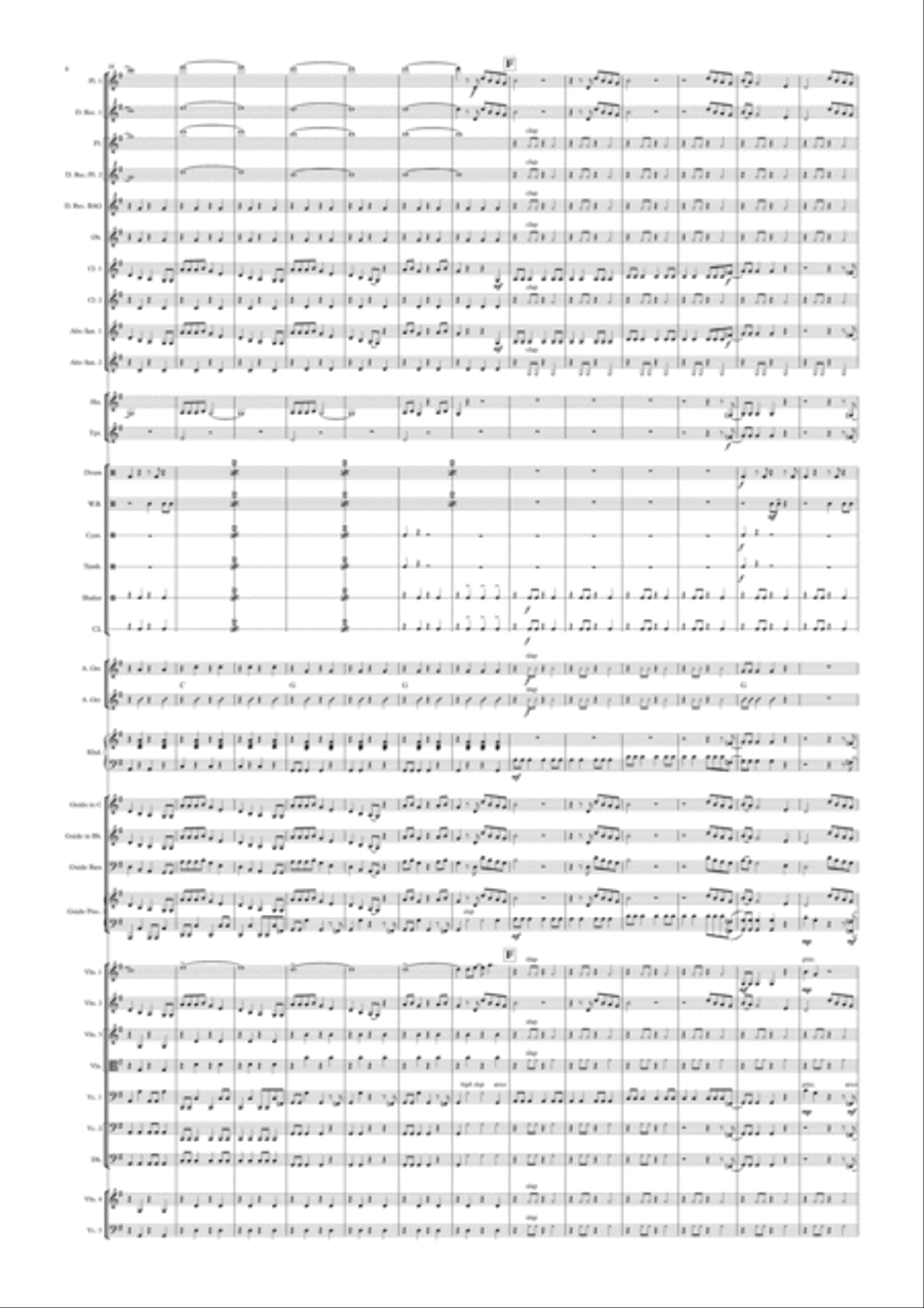 Shake It Off Full Orchestra scores gallery preview page 6