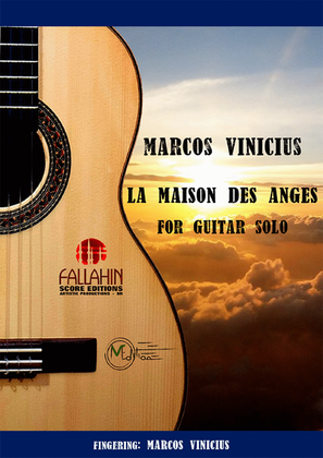Book cover for LA MAISON DES ANGES - MARCOS VINICIUS - FOR GUITAR SOLO