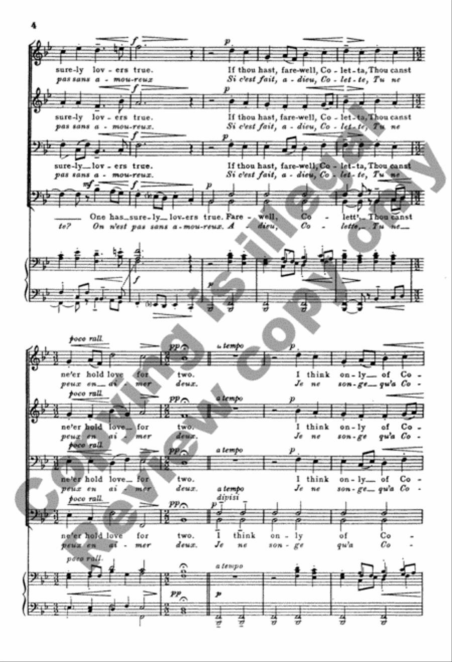 Coletta (Ronde Villageoise) TTBB scores gallery preview page 4