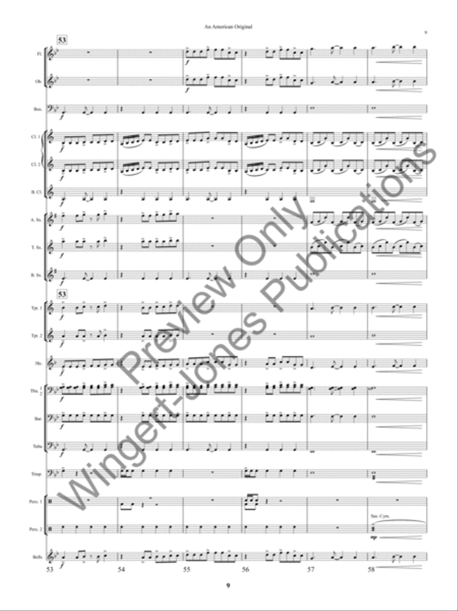 An American Original An American Original Concert Band scores gallery preview page 12