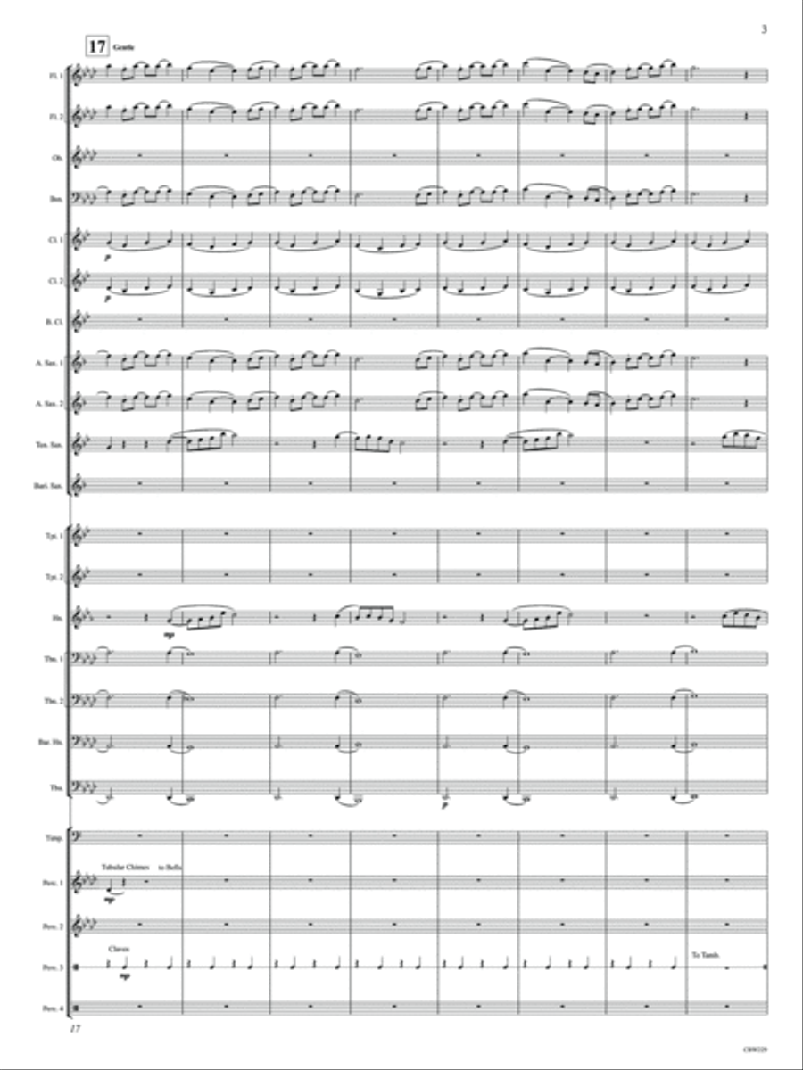 Woolly Mammoth March Concert Band scores gallery preview page 5