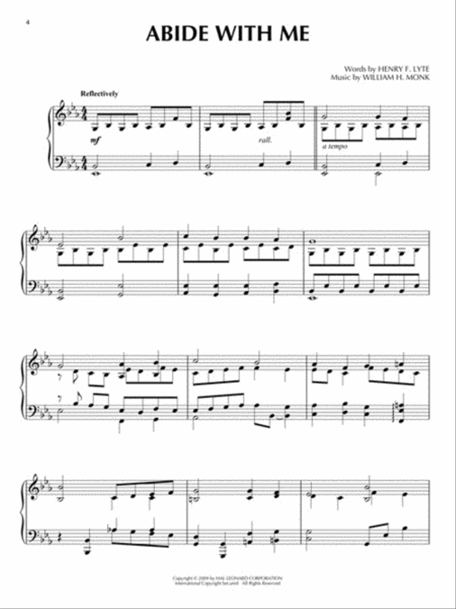 Hymn Anthology Hymn Anthology Piano Solo scores gallery preview page 4