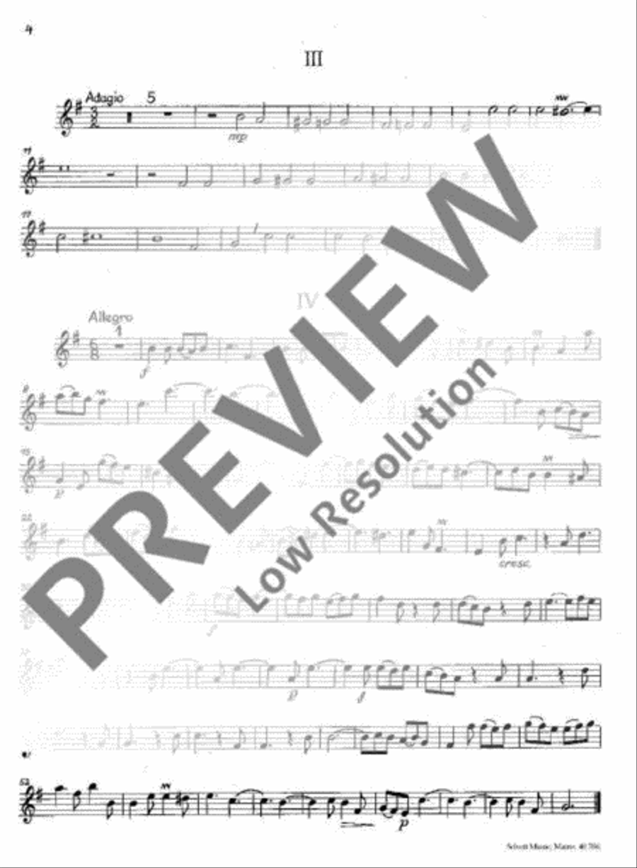 Sonata in E minor String Orchestra scores gallery preview page 11