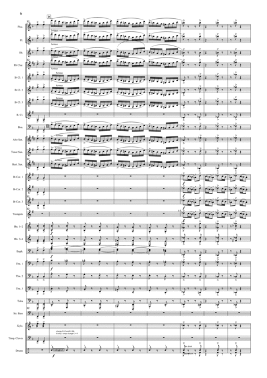 Rollicking Rakes Rollicking Rakes Concert Band scores gallery preview page 5