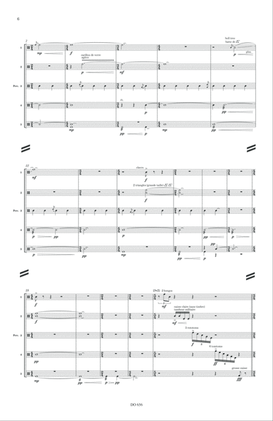 Neumes d'espace et reliefs Orchestra scores gallery preview page 6