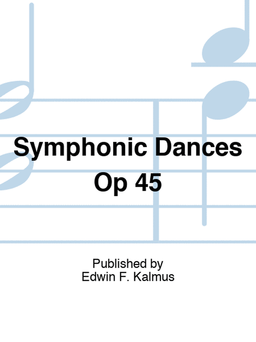 Symphonic Dances Op 45
